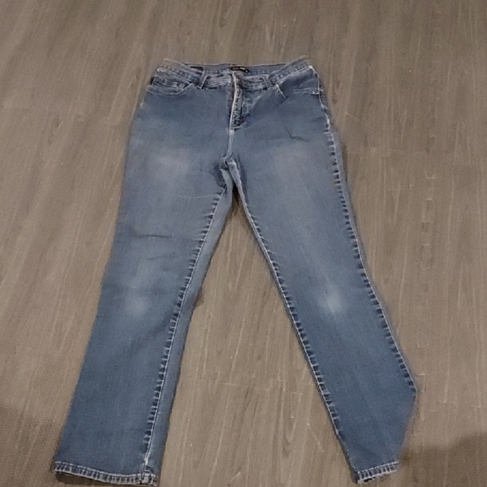Lee Women's Medium Blue Straight-Leg Jeans